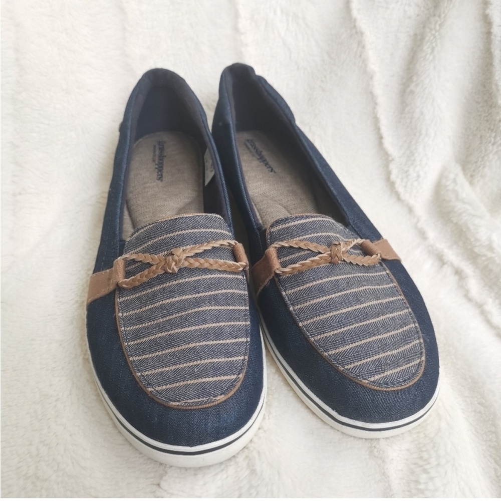 Women's Casual Denim Grasshoppers Loafers Size 10 W